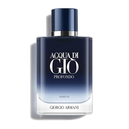 Armani Beauty – Acqua di Giò Profondo – Parfum – Cologne for Men – Fougère Aromatic & Ambery Men’s Fragrance – Bergamot,