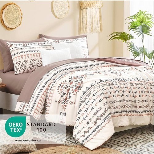 Geniospin Full Comforter Set - 7 Pieces Bed in a Bag