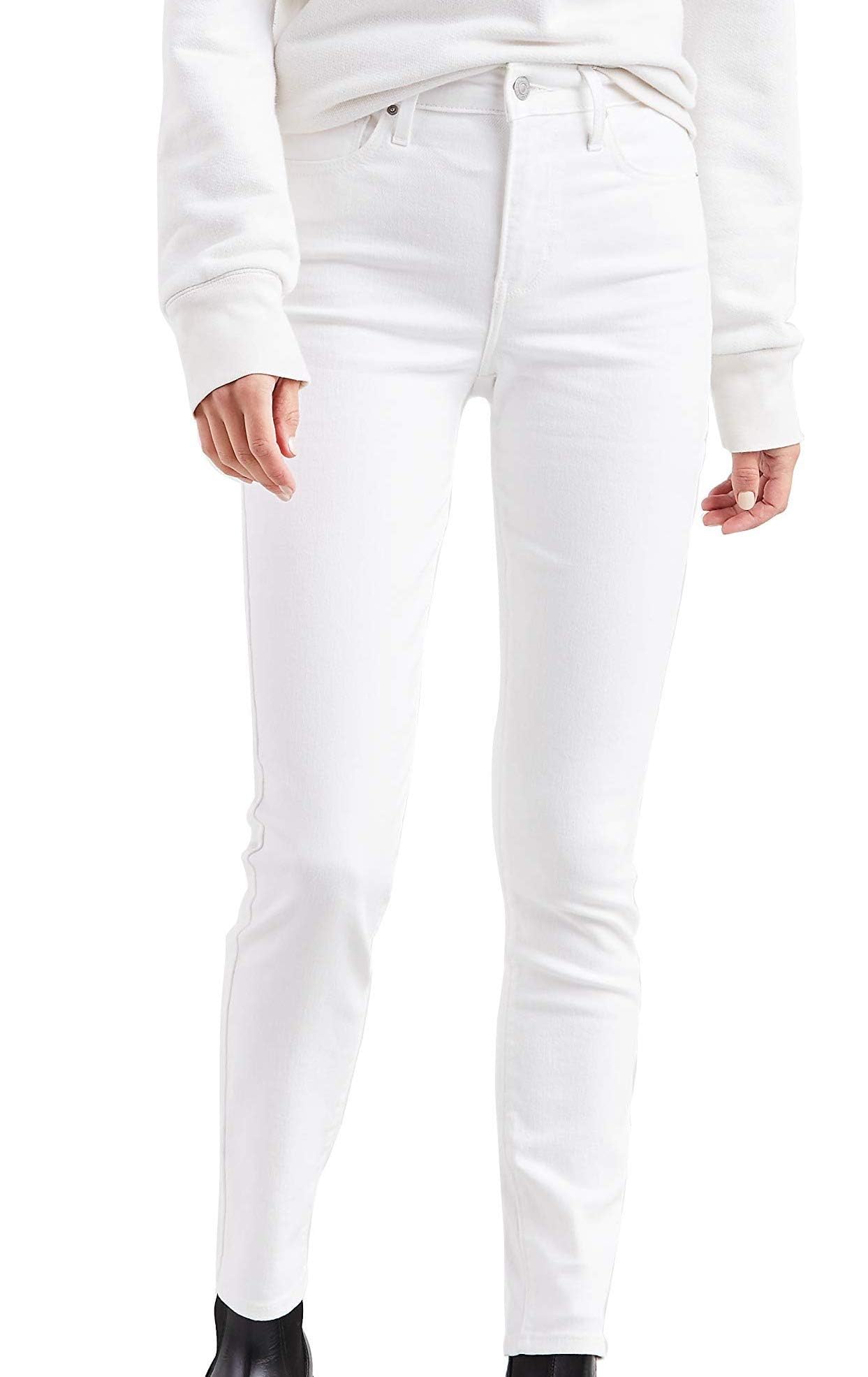 Levi's Women's 721 High Rise Skinny Jeans, Soft Clean White