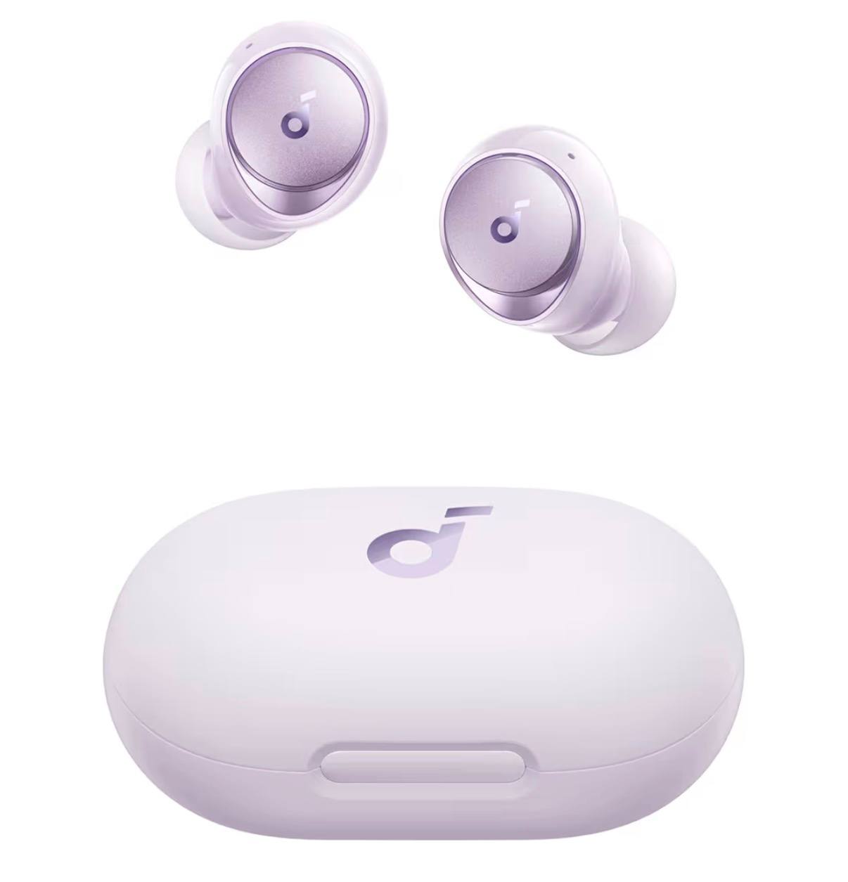 Soundcore by Anker Space A40 Auto-Adjustable Active Noise Cancelling Wireless Earbuds, Reduce Noise by Up to 98%, 50H Pl