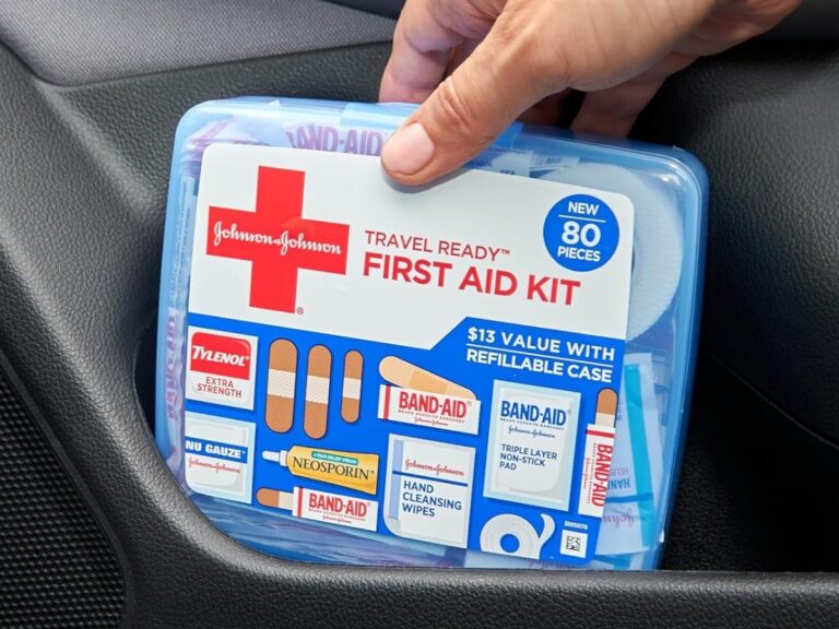 🔥 Scoop up this BAND-AID Brand Travel Ready Portable Emergency First Aid Kit on Amazon for just  — $6  (was $15)