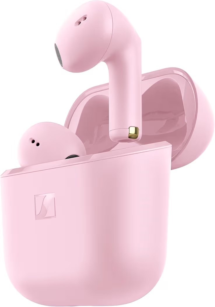 Sennheiser ACCENTUM Open Wireless Earbuds, 28hr Battery, USB-C, Pink