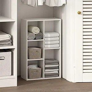 5-Cube Reversible Closet Shelves