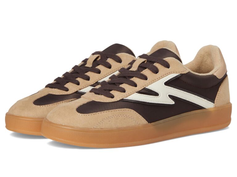 🔥 Madden Girl Women’s Giia Sneaker, Dark Brown/Light Sand Nylon  — $21.68  (was $54.99)
