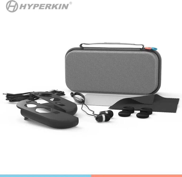 🔥 Hyperkin Travel Kit Accessories Bundle with EVA Hard Carrying Case for Nintendo Switch 2, Joy-Con 2 Silicone Covers, USB  — $10  (was $34)