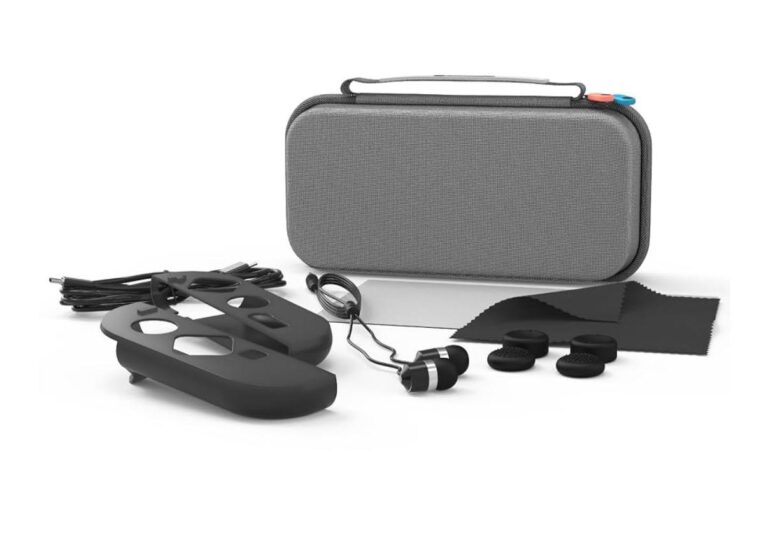 🔥 Hyperkin Travel Kit Accessories Bundle with EVA Hard Carrying Case for Nintendo Switch 2, Joy-Con 2 Silicone Covers, USB  — $10  (was $34)