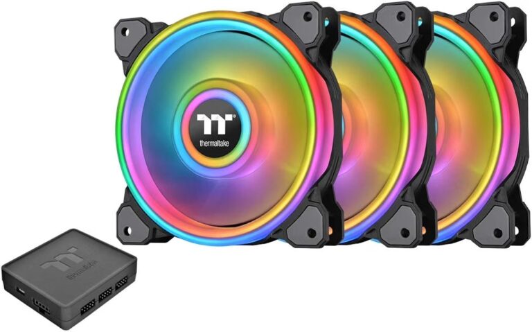 🔥 Thermaltake Riing Quad 140mm 16.8 Million RGB Color (Alexa, Razer Chroma) Software Enabled 4 Light Rings 54 Addressable   — $39  (was $129)