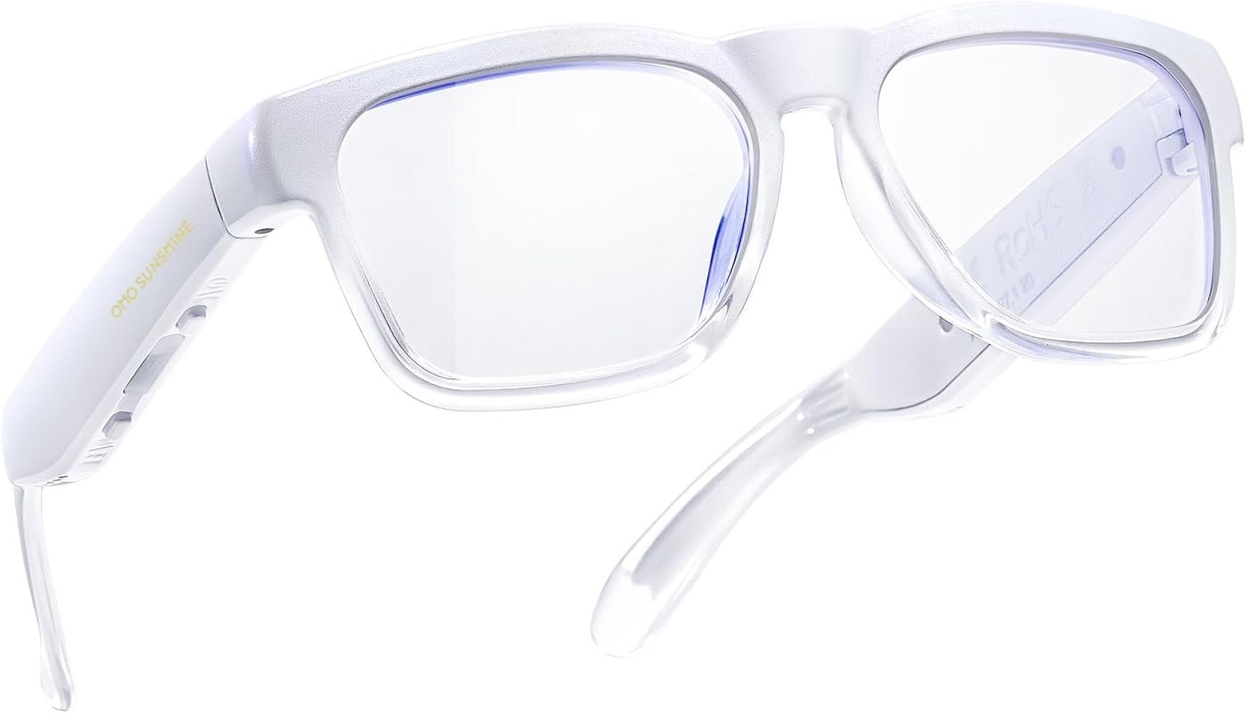OhO sunshine Bluetooth Audio Sunglasses, Lightweight Open Ear Sport Glasses, 10H Playtime,Water Resistant with Voice Con