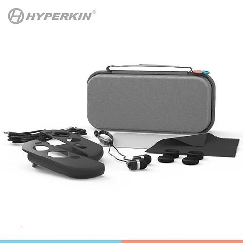 Hyperkin Travel Kit Accessories Bundle with EVA Hard Carrying Case for Nintendo Switch 2, Joy-Con 2 Silicone Covers, USB