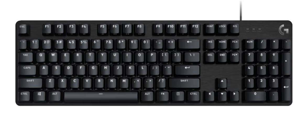 Logitech G413 SE Full-Size Mechanical Gaming Keyboard - Backlit Keyboard with Tactile Mechanical Switches, Anti-Ghosting