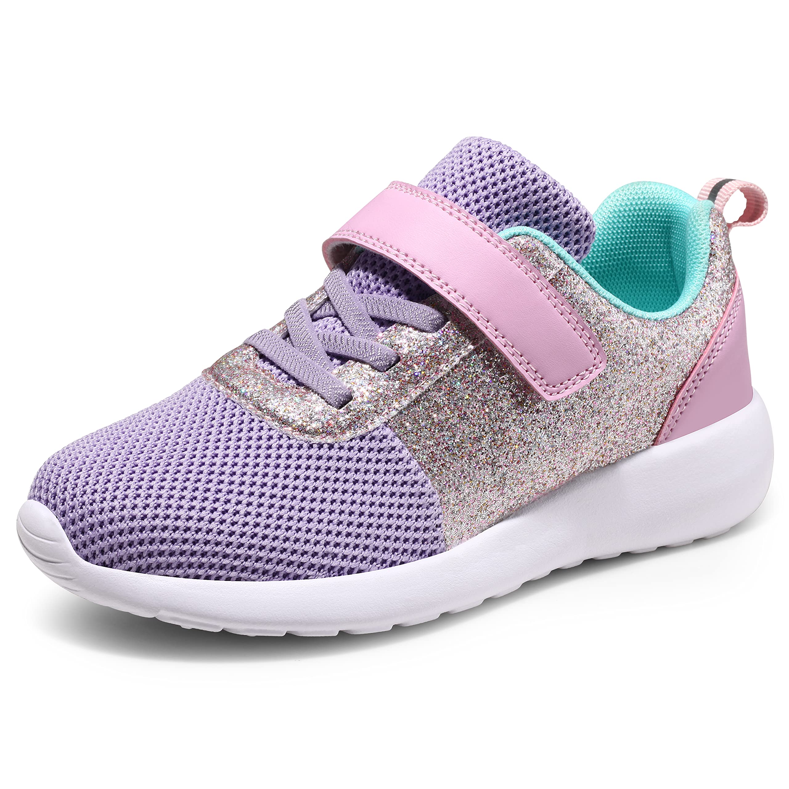 Harvest Land Toddler Glitter Tennis Shoes Slip On Boys Girls Sneakers Casual Running