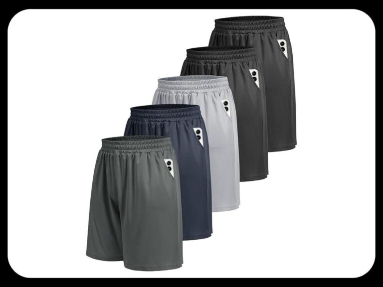 🔥 Men’s Quick-Dry Athletic Gym Shorts, 5 Pack Only  — $19  (was $34)