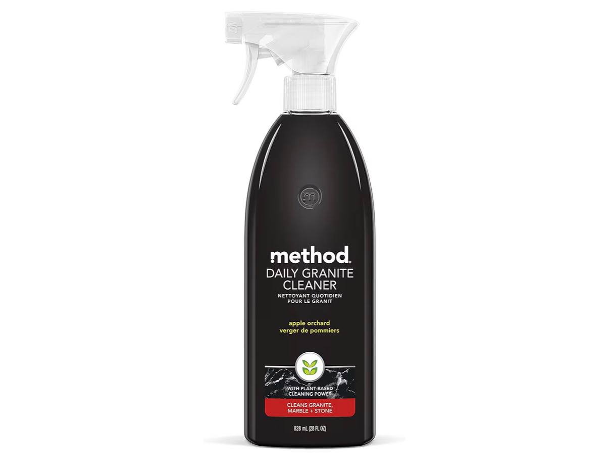 Method Daily Granite Cleaner Spray, Apple Orchard, Cleaning Agent for Granite, Marble, and Other Sealed Stone, 28 oz Spr