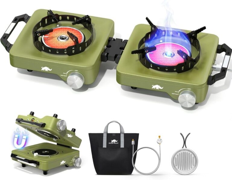 🔥 2-Propane Burners Camping Stove