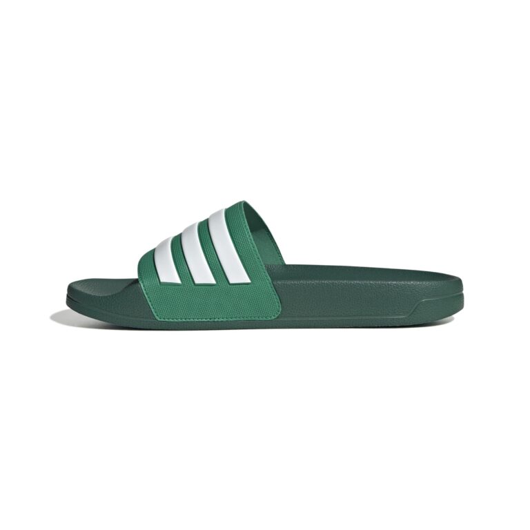 🔥 adidas Unisex-Adult Adilette Shower Sportswear, Court Green/White/Collegiate Green  — $19.98  (was $30.00)