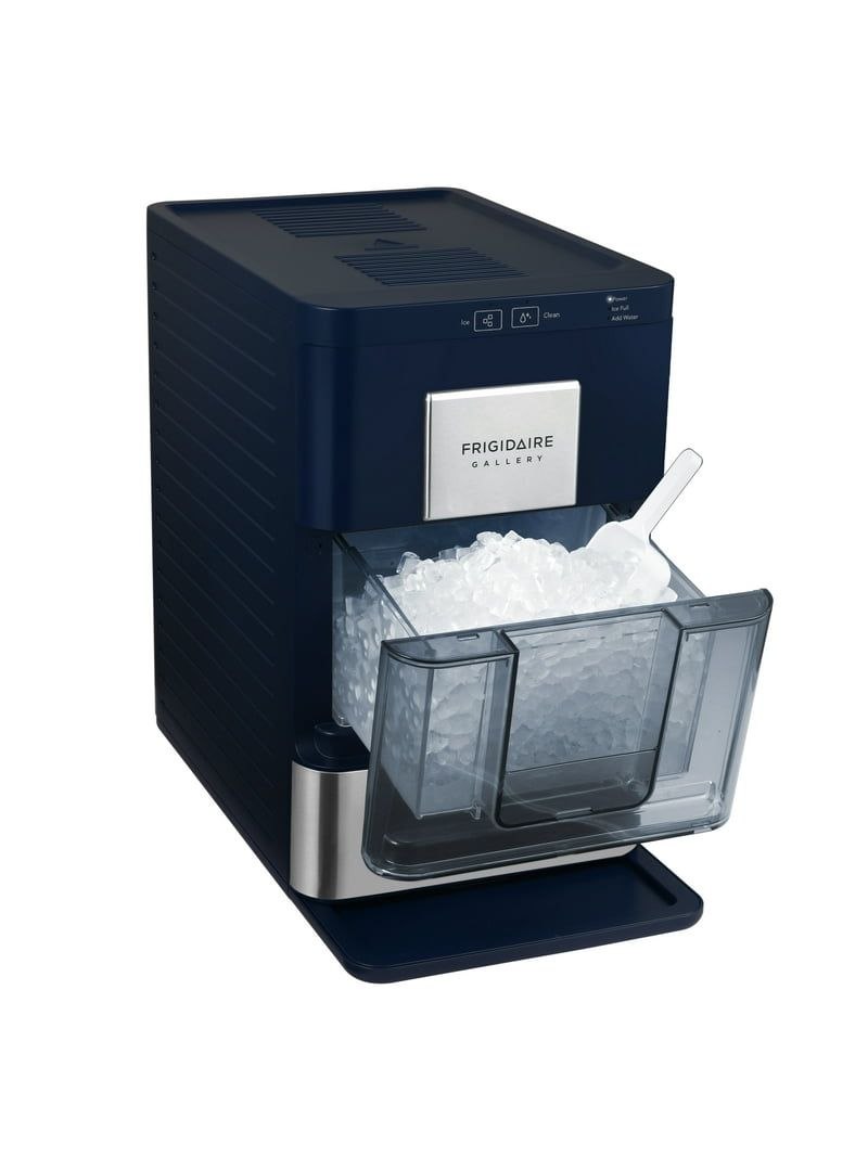 Frigidaire Gallery 33 lb Day Capacity Touchscreen Nugget Ice Maker Navy - premium nugget icemaker with touchscreen contr