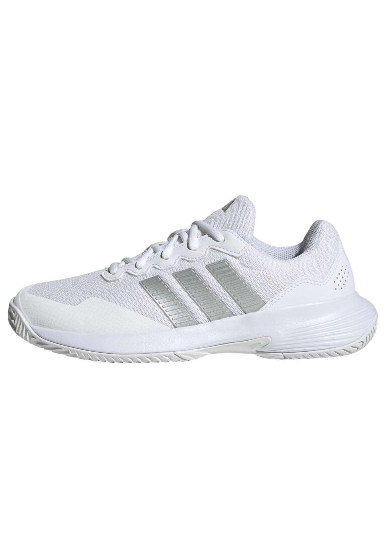🔥 adidas Women’s Gamecourt 2 W, White/Silver Metallic/Silver Metallic  — $49.00  (was $70.00)