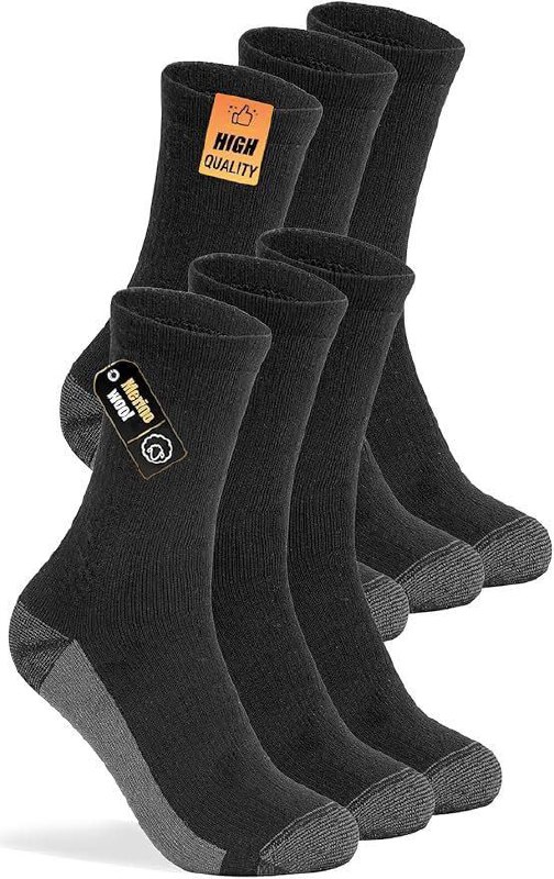 🔥 3 Pairs Men’s Merino Socks