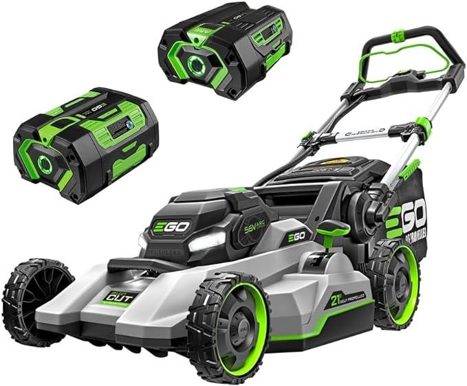 🔥 EGO POWER+ Cordless Electric Lawn Mower, Self-Propelled, Includes 56V 7.5Ah Battery and Rapid Charger (LM2135SP) Plus Ex