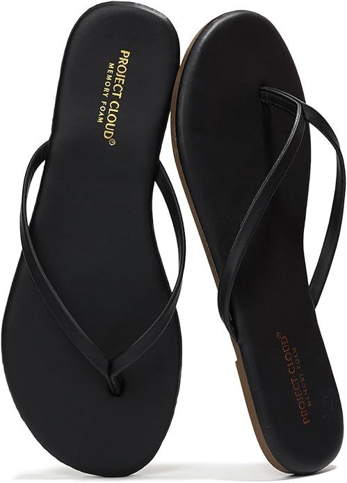 🔥 Project Cloud Flip Flops for Women Footwear- Lightweight and Memory Foam Insole Sandals for Women 2026 – Durable Non-Sli