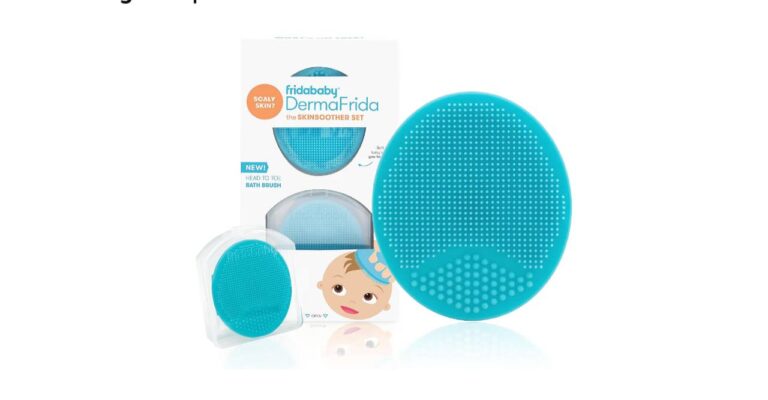 🔥 Frida Baby DermaFrida The SkinSoother Baby Bath Brush, Cradle Cap Brush for Babies, Baby Essential for Dry Skin, Cradle   — $1  (was $13)