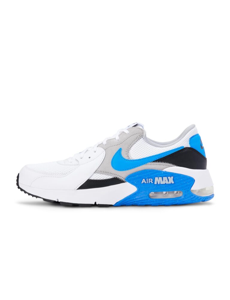 🔥 Nike Men’s Air Max Excee Shoes, White/Blue Crystal-Light Smoke Grey  — $68.31  (was $100.00)