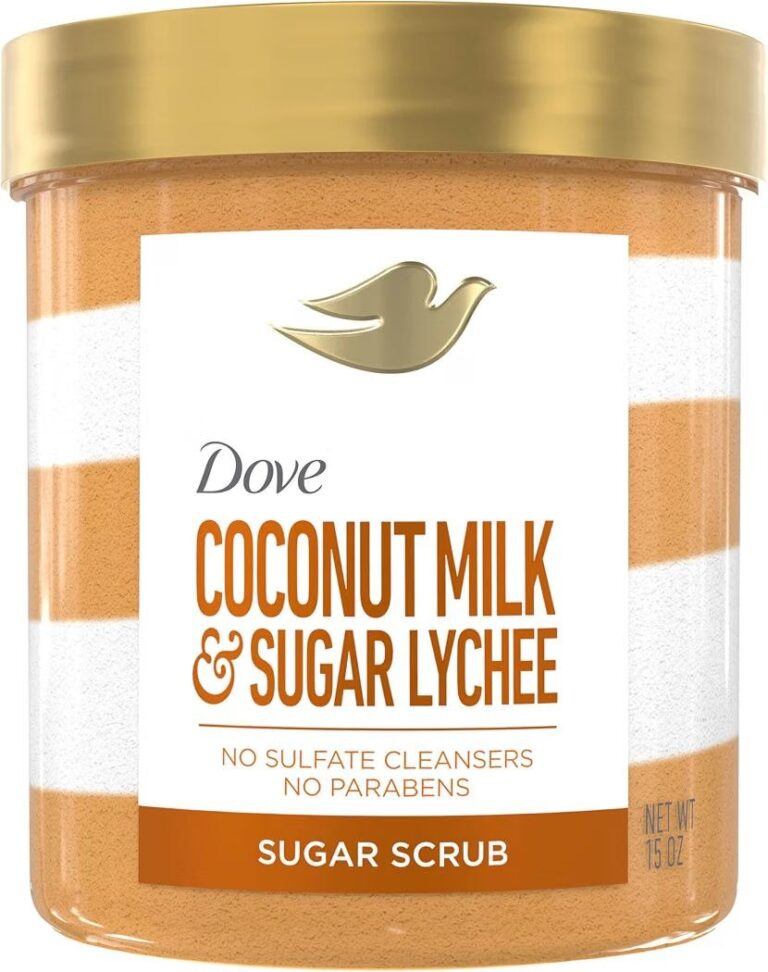 🔥 Dove Sugar Body Scrub Coconut & Lychee For Women For Exfoliated & Hydrated skin 15 oz  — $2  (was $12)