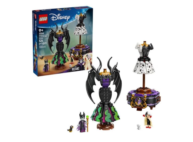 🔥 LEGO Disney Villains Maleficent’s and Cruella De Vil’s Dresses Kids Toy – Fashion Building Toy for Girls and Boys, Ages   — $41