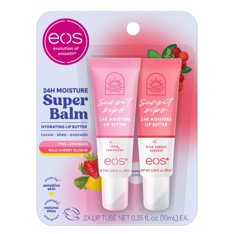 🔥 eos 24H Moisture Super Balm – Pink Lemonade & Wild Cherry Slushie  — $6.00  (was $10.99)
