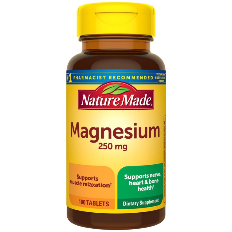 🔥 Nature Made Magnesium 250mg, 100 Tablets  — $2.59  (was $6.19)