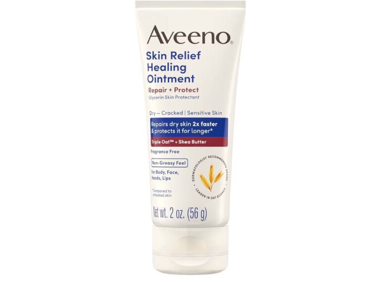 🔥 Aveeno Skin Relief Healing Ointment, Repair & Protect Extra Dry, Cracked Skin, Glycerin Protectant with Triple Oat & She  — $2  (was $6)