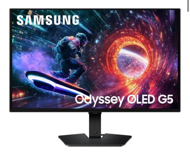 🔥 Samsung 27” Odyssey OLED G5 (G50SF) QHD & QD-OLED Gaming Monitor, 180Hz Refresh Rate, 0.03ms (GtG) Response Time, NVIDIA  — $299  (was $499)