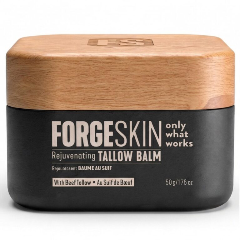 🔥 Forge Skin Beef Tallow Balm Moisturizer for Men Skin Care – Face + Body Anti Aging Wrinkle Defense  — $21.26  (was $39.95)