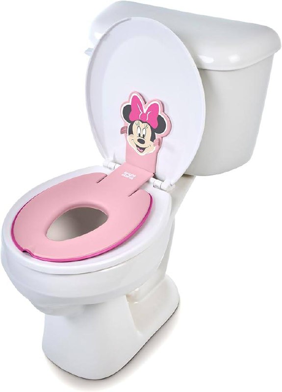 🔥 Bright Starts Disney Baby Minnie Mouse Flip & Sit Potty Training Seat, Attaches to Toilet Securely, Space Saving Design   — $6  (was $12)