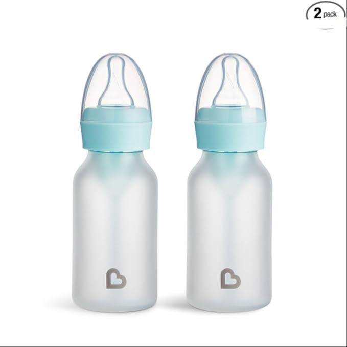 🔥 Munchkin Bond Silicone Coated Glass Baby Bottles – Anti-Colic Feeding System with Natural Feel Nipples, 4 Ounce, 2 Pack,  — $10  (was $30)