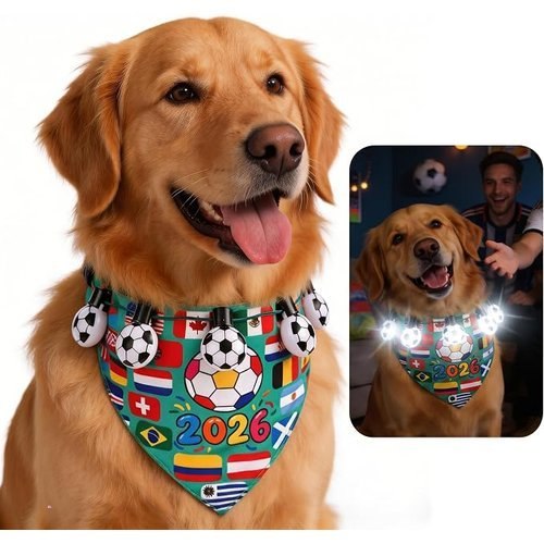 🔥 Dog Soccer Championship Bandanas  — $5.99  (was $14.99)