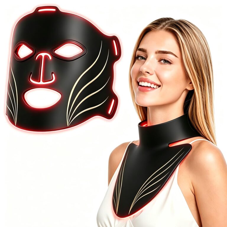 🔥 Aimilove LED Light Therapy Mask for Face & Neck,4 Light Modes Red Blue Infrared & Mixed Light  — $109.99  (was $159.99)