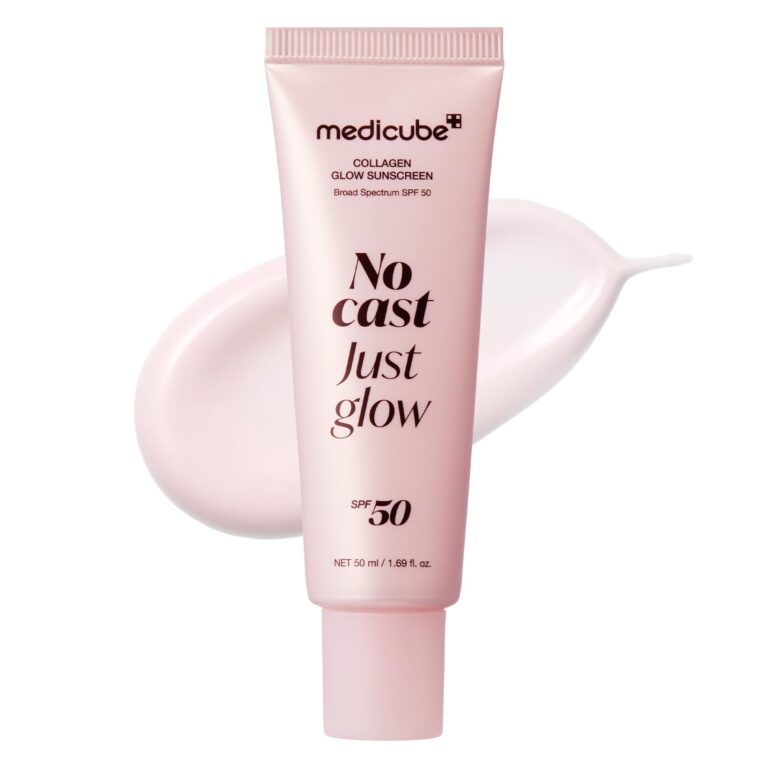 🔥 medicube Sunscreen No Cast Just Glow Collagen | SPF 50 Broad Spectrum Face Sunscreen | Lightweight  — $13.00  (was $21.90)