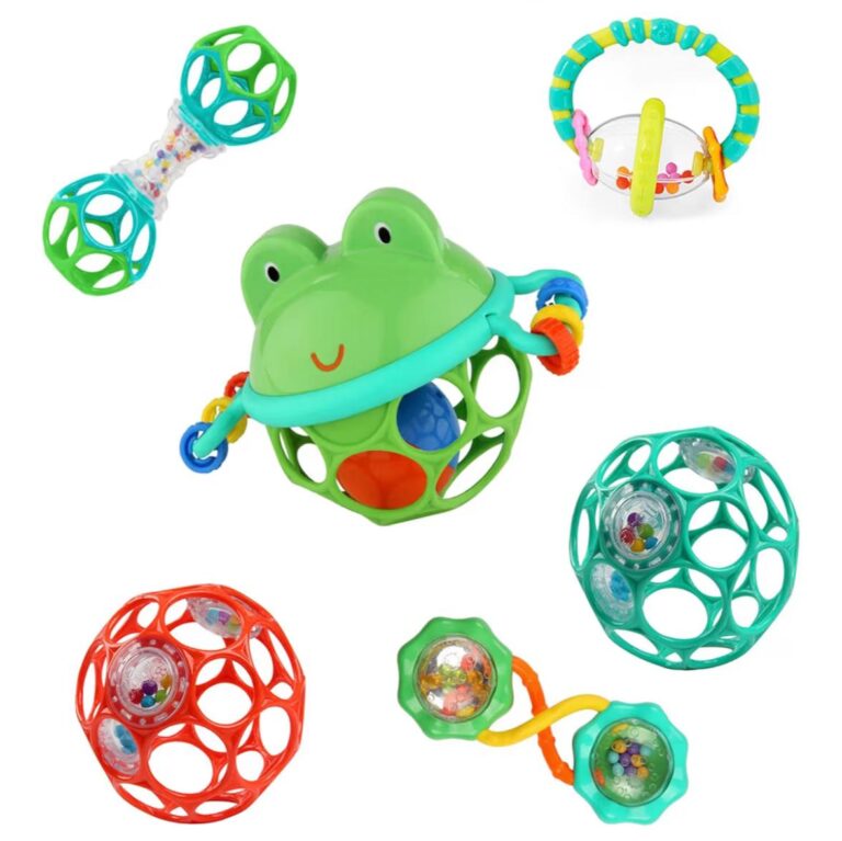 🔥 Bright Starts Little Shakers 6pc Gift Set, Easy-Grasp Oball Technology, Baby Rattles, Balls and Teethers, On-The-Go Toys  — $8  (was $22)