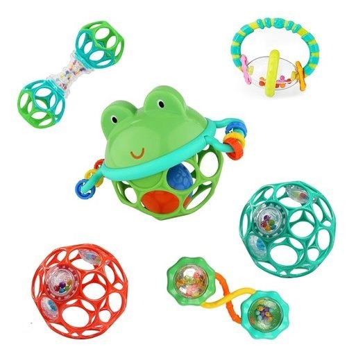 🔥 Bright Starts Little Shakers 6pc Gift Set, Easy-Grasp Oball Technology, Baby Rattles, Balls and Teethers, On-The-Go Toys  — $8.99  (was $22.99)