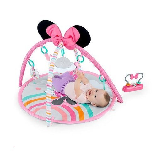 🔥 Bright Starts Disney Baby Minnie Mouse Forever Besties Activity Gym with Music and Lights, Pink, Newborn+  — $24.99  (was $69)