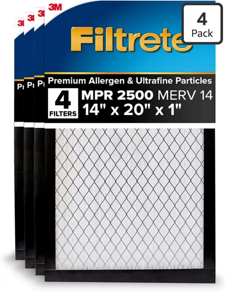 🔥 Filtrete 14x20x1 AC Furnace Air Filter, MERV 14, MPR 2500, High Performance Premium Allergen, Ultrafine Particles, Bacte  — $35  (was $73)
