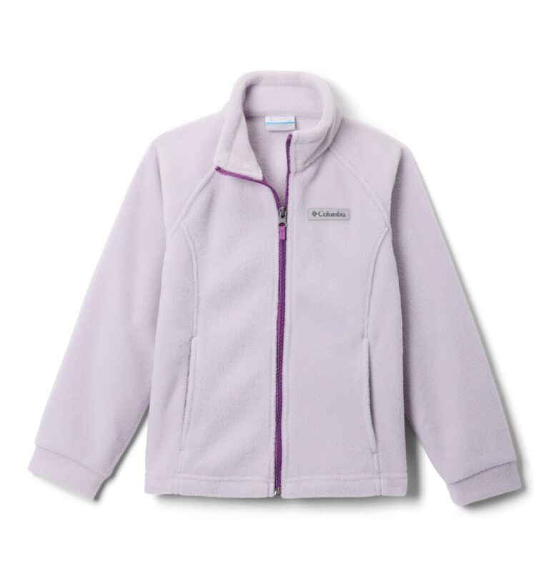 🔥 Columbia Youth Benton Springs Fleece Jacket, Lavender Pearl  — $12.77  (was $45.00)