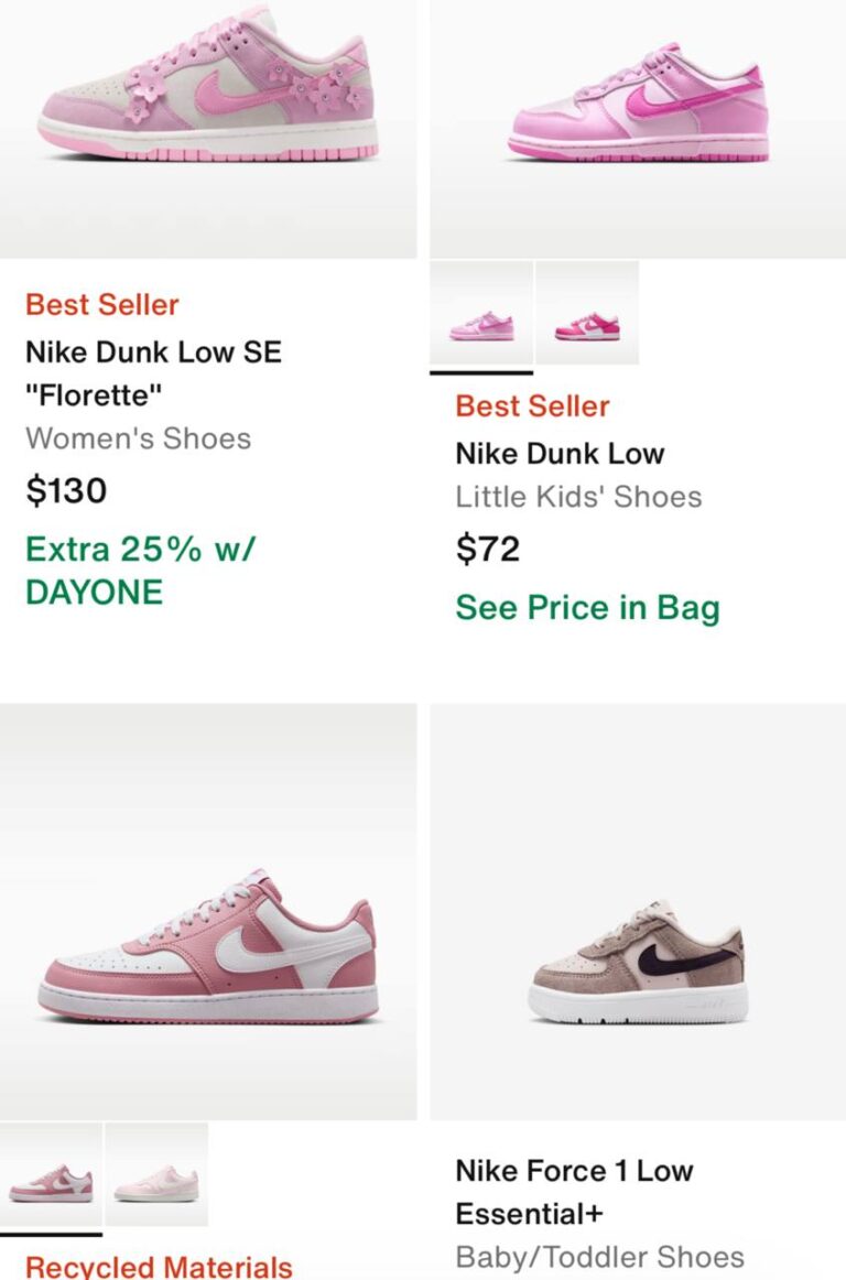 🔥 All Pink Nikes on Sale