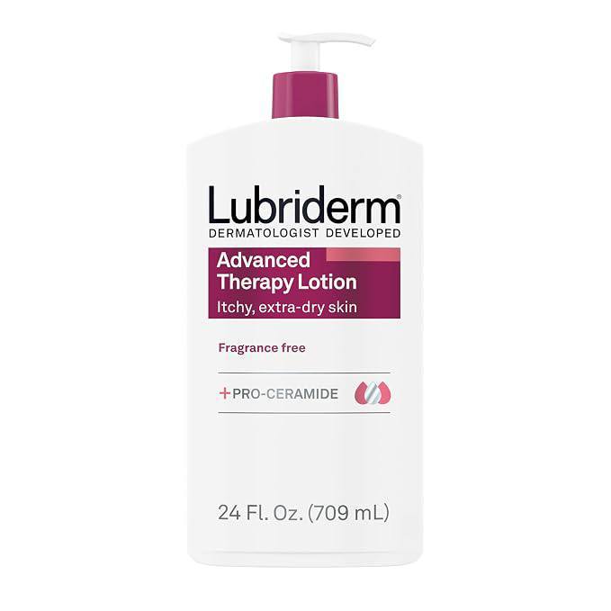 🔥 Lubriderm Advanced Therapy Fragrance Free Moisturizing Hand & Body Lotion + Pro-Ceramide, Intense Hydration for Itchy, E  — $3  (was $14)