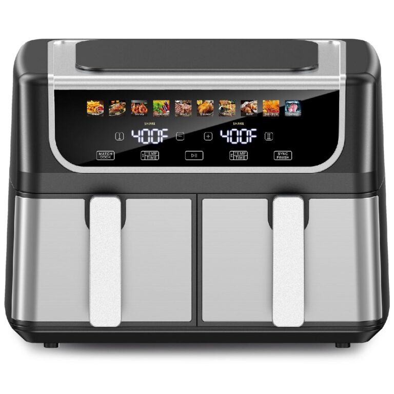 🔥 DUMOS 9.5 Quart Dual Basket Air Fryer, 10-in-1 Large Airfryer with Ceramic Crisper Plate  — $64.99  (was $109.99)