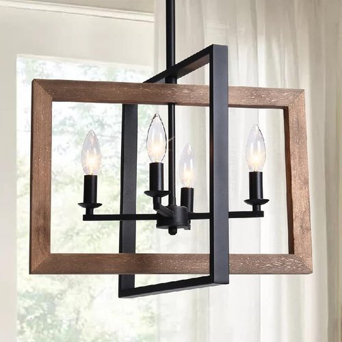 🔥 Lingkai Rustic Chandeliers  — $47.99  50% off