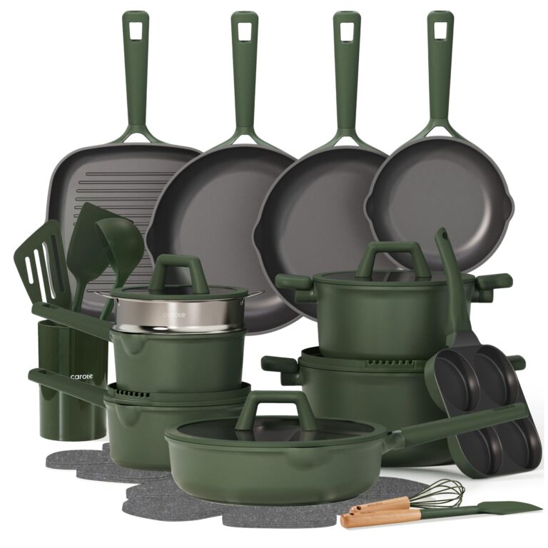 🔥 CAROTE 31pcs Pots and Pans Set, Nonstick Cookware Set  — $158.30  (was $263.86)