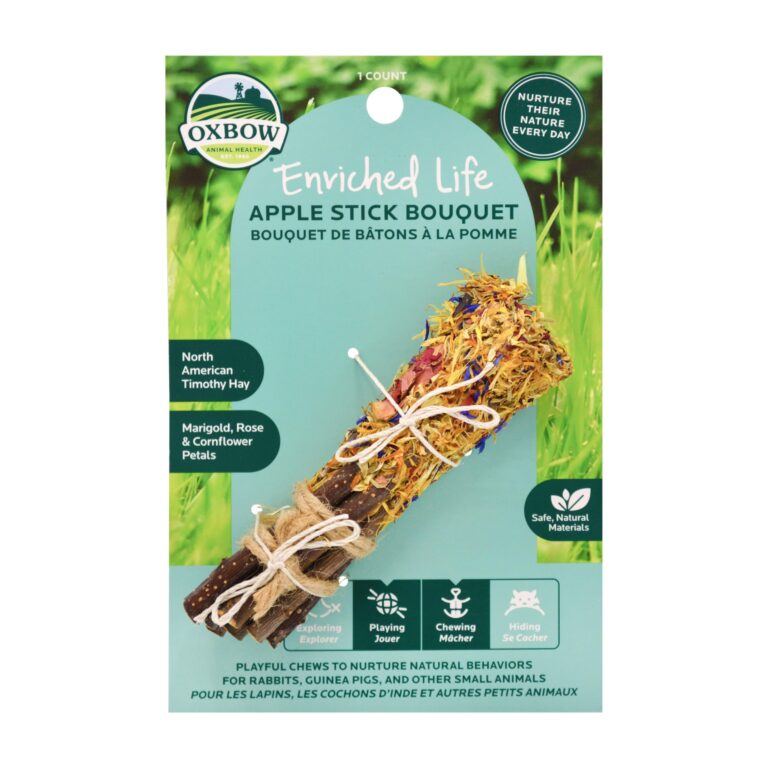 🔥 Oxbow Enriched Life Apple Stick Bouquet, Rabbit & Guinea Pig Toys  — $3.07  (was $5.51)