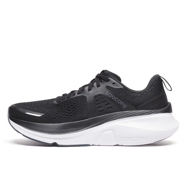 🔥 Saucony Women’s Guide 18 Sneaker, Black/White  — $74.83  (was $150.00)